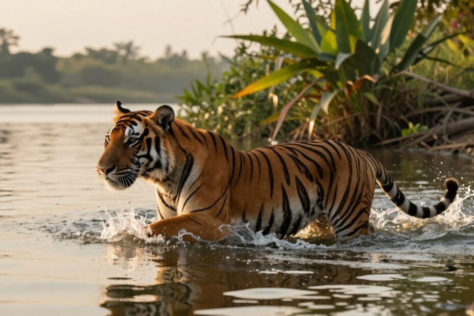 Czy tygrys umie pływać