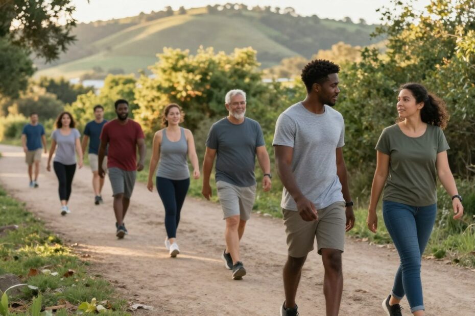 Godzinny spacer ile kcal