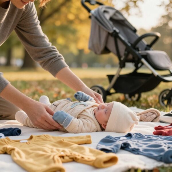 Jak ubierać niemowlę na spacer: komfort, bezpieczeństwo i dobór ubrań do temperatury