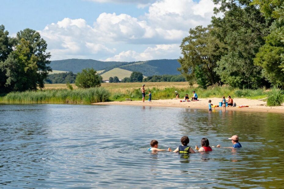 Jezioro, w którym można pływać
