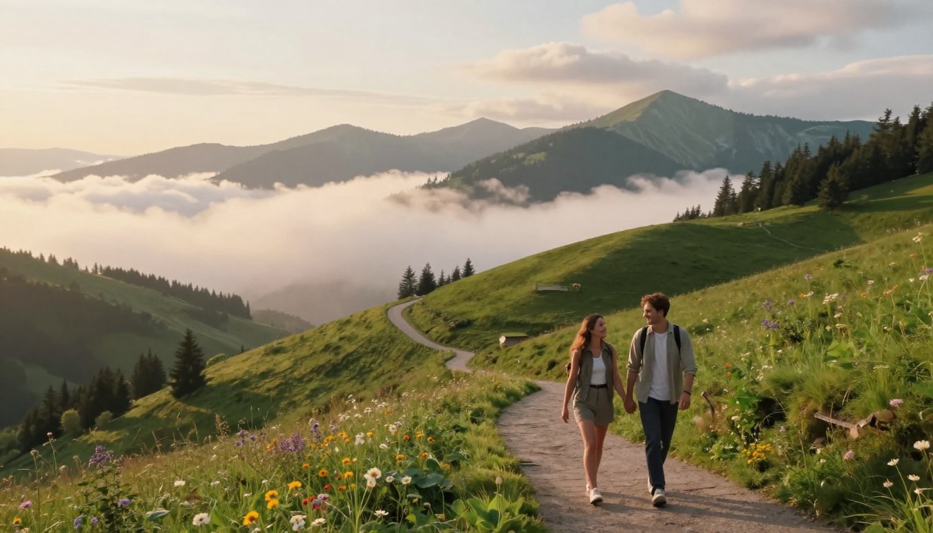 Kotlina Kłodzka spacer w chmurach