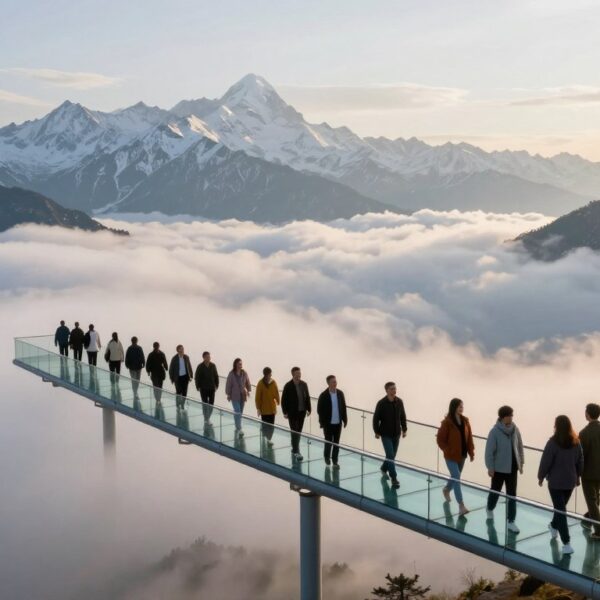 Spacer w chmurach: gdzie to przeżyć, jak wygląda atrakcja i dla kogo jest najlepsza