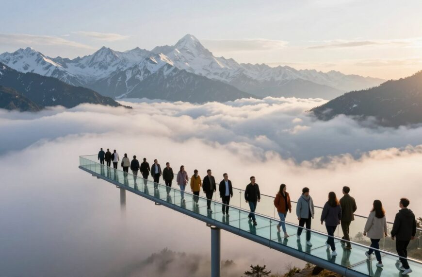 Spacer w chmurach: gdzie to przeżyć, jak wygląda atrakcja i dla kogo jest najlepsza