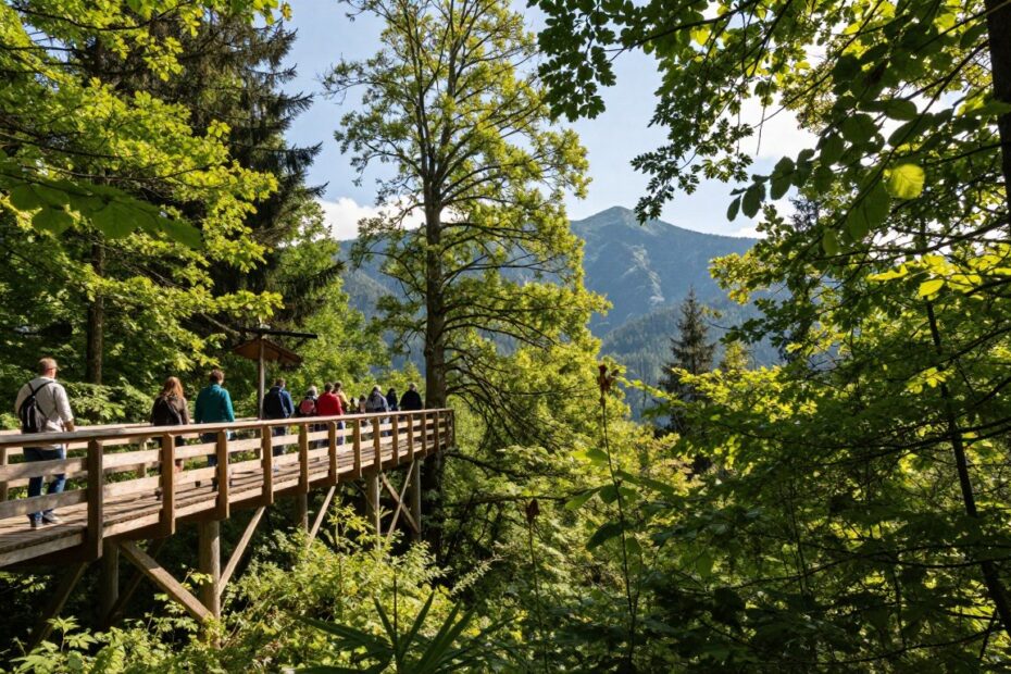 Spacer w koronach drzew Karpacz