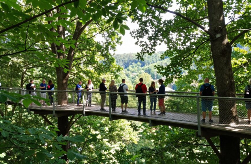 Spacer w koronach drzew Niemcy