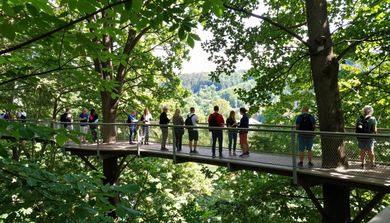 Spacer w koronach drzew Niemcy