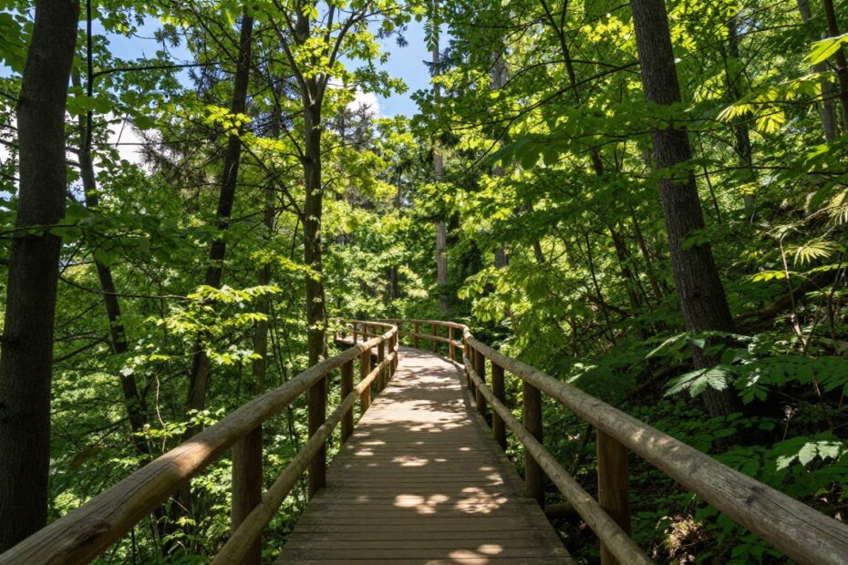 Spacer w koronach drzew Słowacja