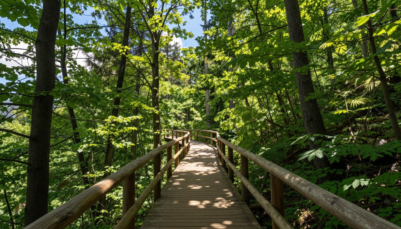 Spacer w koronach drzew Słowacja