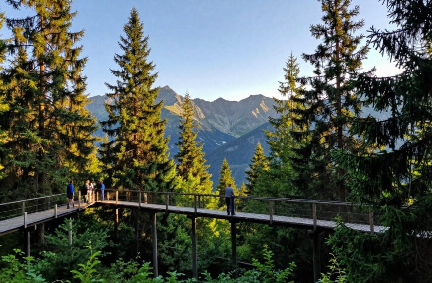 Spacer w koronach drzew Tatry