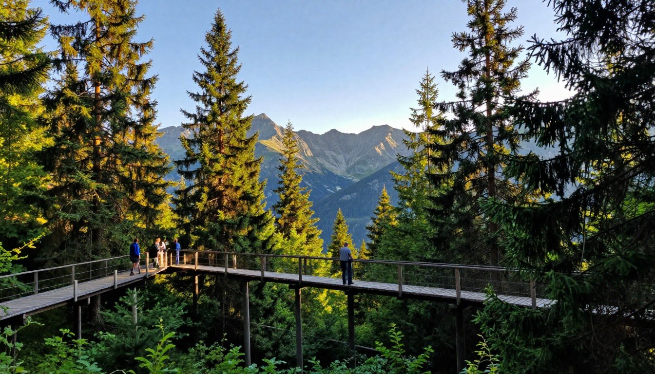 Spacer w koronach drzew Tatry