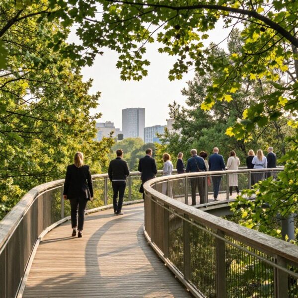 Spacer w koronach drzew Warszawa