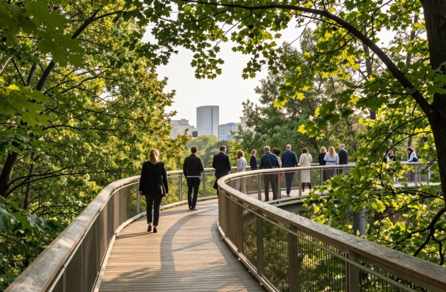 Spacer w koronach drzew Warszawa