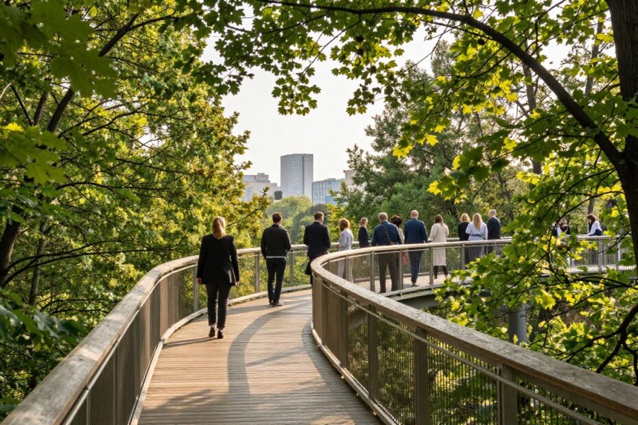 Spacer w koronach drzew Warszawa