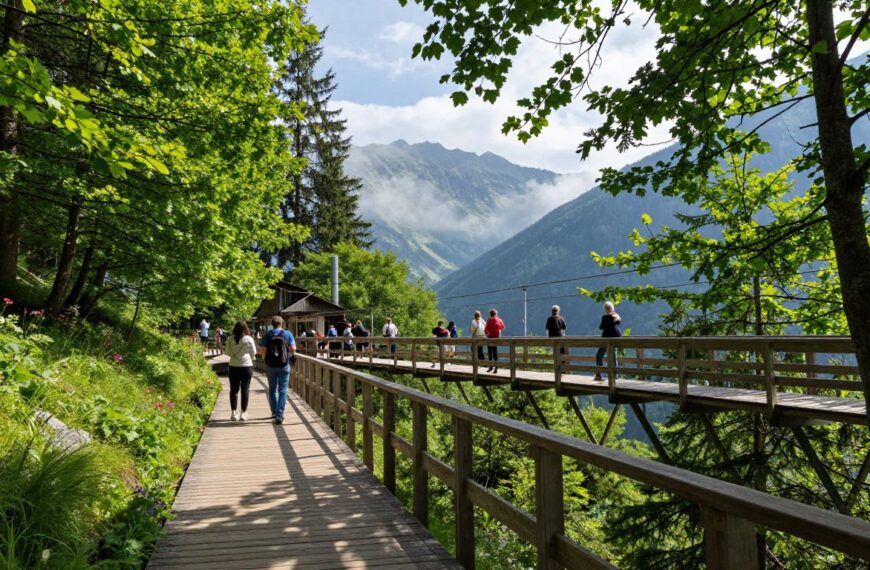 Spacer w koronach drzew Zakopane