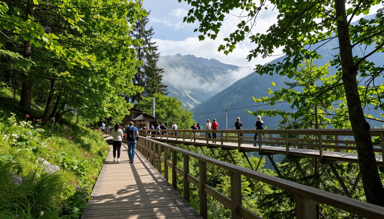 Spacer w koronach drzew Zakopane