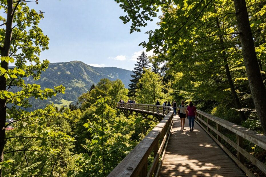 Spacer w koronach drzew Ždiar