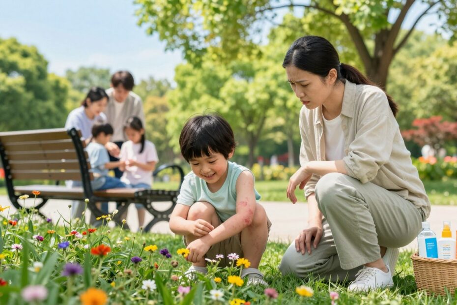 Trzydniówka, wysypka a spacer