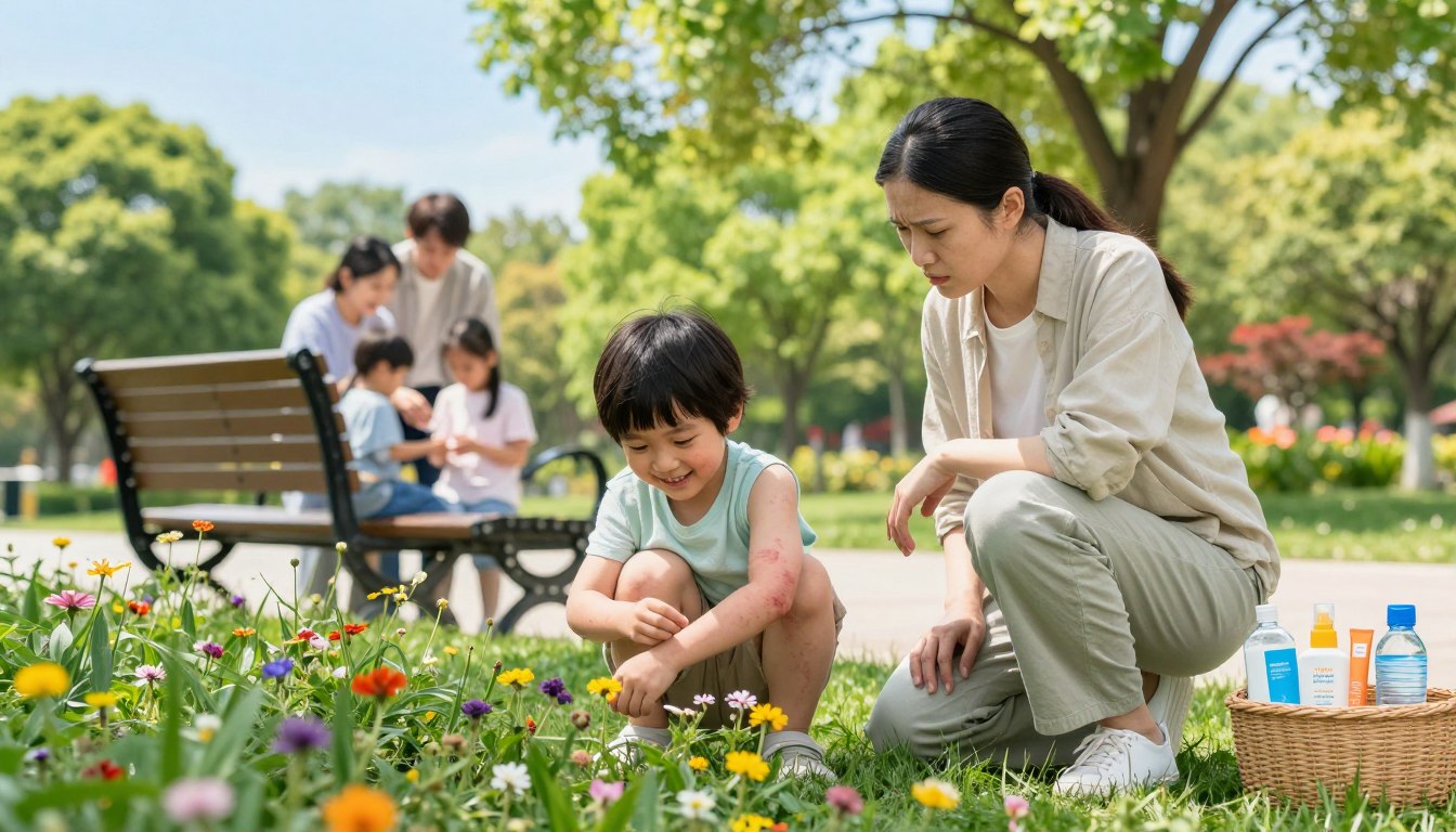 Trzydniówka, wysypka a spacer